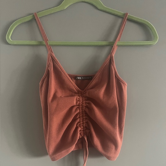 Zara Ruched Crop Top - Picture 3 of 6